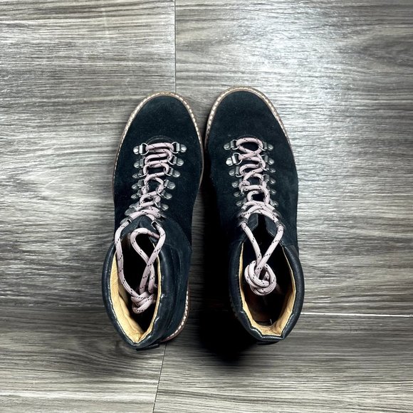 Madewell Women's Black Enzo Hiking Boots Shoe Size 7 - Picture 6 of 10